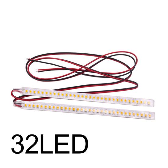 2Pcs Car Sequential Side Mirror 12V LED Signal Turn Lights Warning Strip Tape