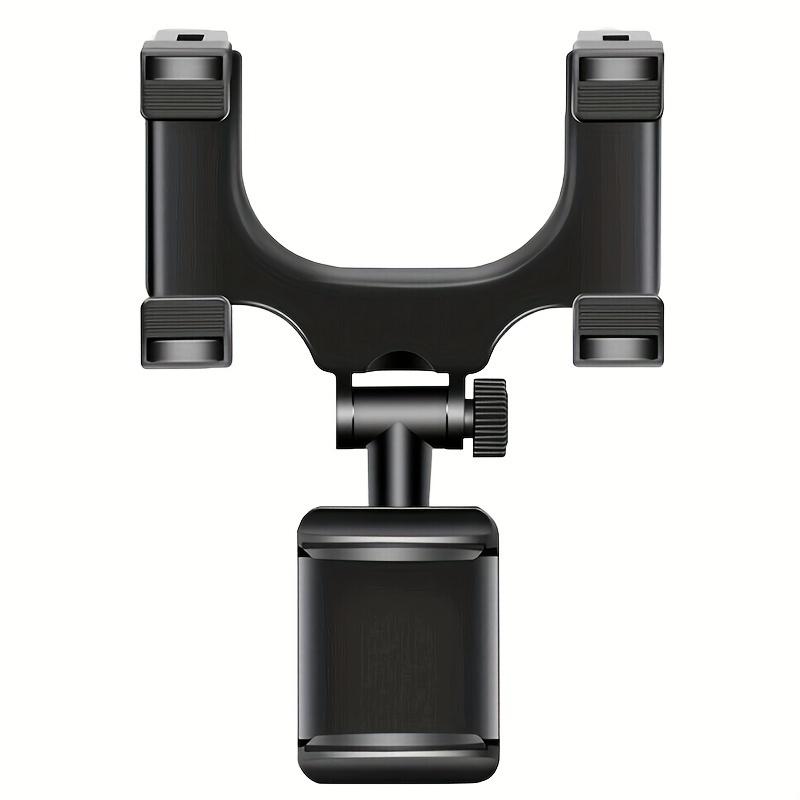 

Универсальный регулируемый вращающийся на 360 градусов автомобильный держатель для зеркала заднего вида - держатель для GPS-навигатора и мобильного телефона с простой установкой чёрный