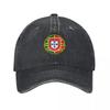 Portugal Vlag Logo Pet strandhoed Kinderhoed Zacht Unisex Hoed Militaire Pet Unisex Golf Unisex Dames