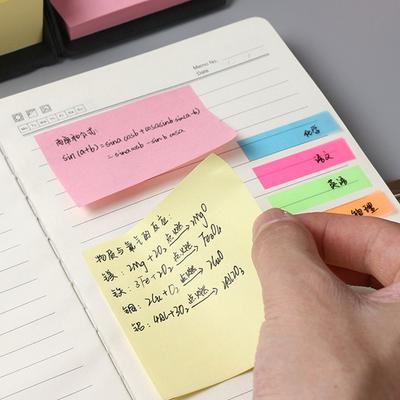 N Times Sticky Note Paper Student Stationery Reading Labels Index Stickers To Do List Paper Message Note Paper Sticky Labels