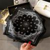 Spring/Summer New 70*70cm Square Scarf Breathable Cashew Print Neckerchief Women’s Classical Imitation Silk Bandannas