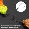1Pc Outdoors Durable 2g2.9cm/6g4.2cm 3D Fishing Lure Metal alloy Two sections Sea Fishing Tackle Jigging Wobblers ArtificialBait