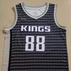 Męska Koszulka do Koszykówki Retro Sacramento Kings Williams 55 Fox 5 Webber 4 Styl Draftu Koszulka Treningowa