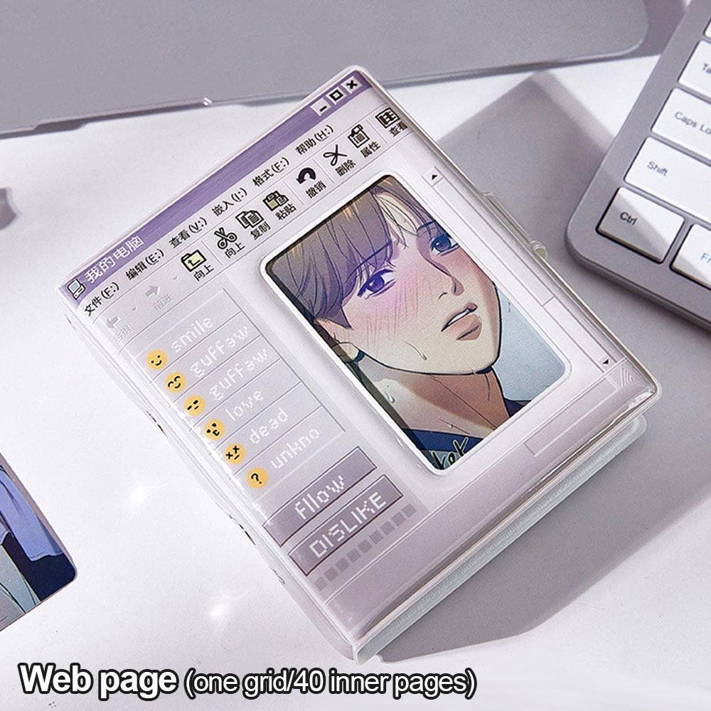 Mini Idol Binder Card Album Gentle Photo Protector Photo Album High Value 3 Inch Star-chasing Card Album