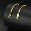 Ultra Fine Snake Chain 0.9 1.2 1.5 2mm DIY Jewelry Making Supplies Versatile Clavicle Necklace Pure Metal Link Chain