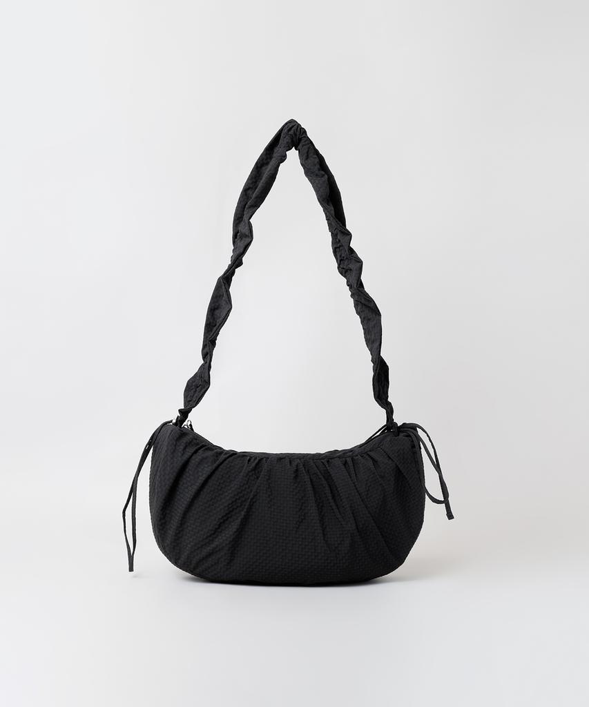Spao Seersucker Shirred String Hobo Bag_Spakga9A71