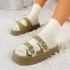Fashion 2024 Spring and Autumn Women High Appearance Warm Fashion Slippers Women Comfortable Non-slip Comfortable Slippers Slides Women