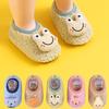 Cartoon Baby Socks Shoes Anti-slip Toddler Plush Floor Socks Cute Baby Walker Shoes  Autumn Winter