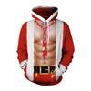 Christmas Tree Xmas Santa Snowman Hoodie Men Autumn Winter 3D Print Long Sleeve Pullover Streetwear Clothing Tops High-quality