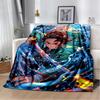 30 Style Demon S-Slayer Cartoon  Kamado Nezuko Anime Blanket,Soft Throw Blanket for Home Bedroom Bed Sofa Travel Office Kids