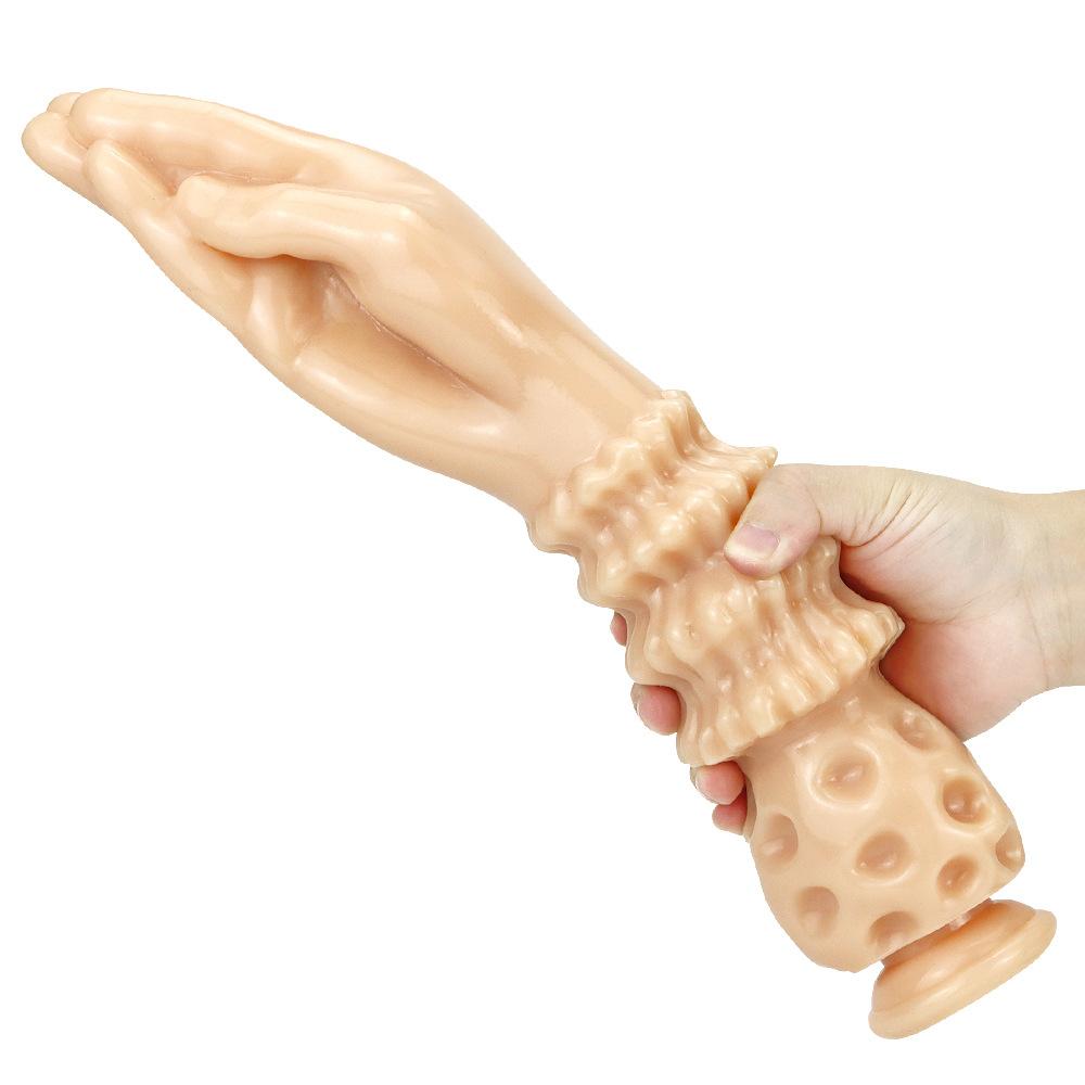 37CM BDSM Fisting Velká Černá Dospělá Sexuální Hračka XXL Dildo pro Anál Velká Péro Simulace Ruka Strapon Otrok Měkké Dildo