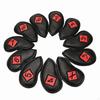 11 Pieces Golf Iron Head Cover Padded Sporting Goods Reinforced for Travel