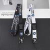 NTSM5 Lanyard Nylon Style Keychain Key Strap Holder&Staff ID Cards For Bmw E46 E36 G20 E90 E60 F30 F10 E39 X1 M Performance Stickers