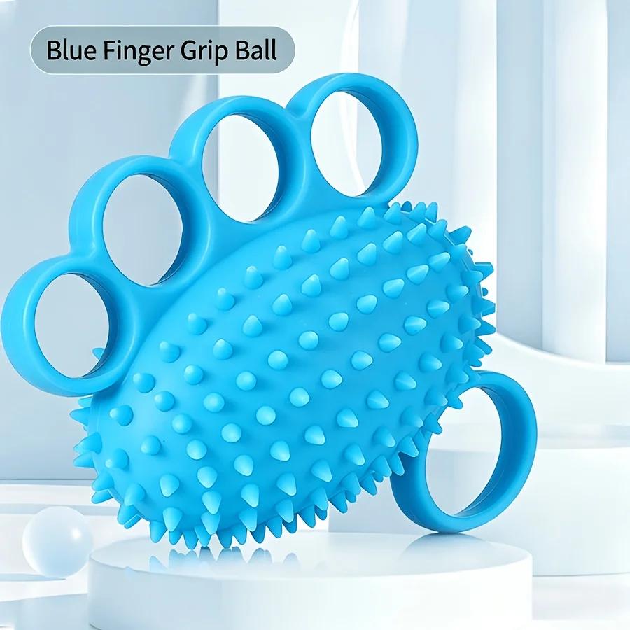 Hedgehog Ball Hand Grip Strengthener Training Fitness Ball Hand and Finger Elastic Ball Cushioning Hand Grip Ball