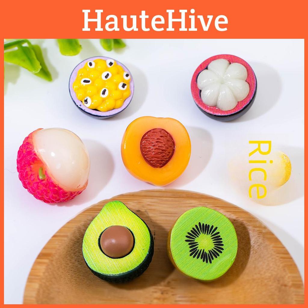 Realistic Miniature Resin Fruit Blind Box Creative Decor For Dollhouse Fans