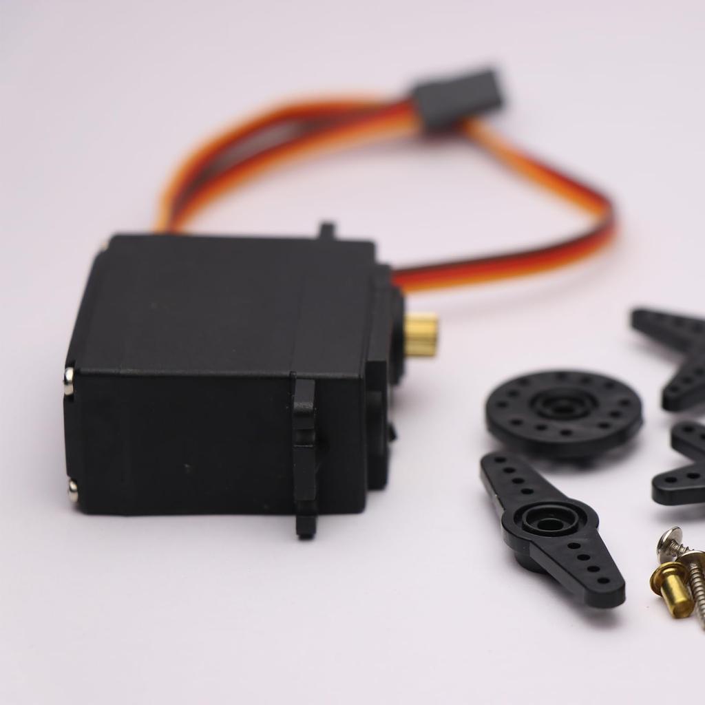 uxcell 5pcs Aluminum Servo Horn 25T Steering Arm 35mm Long Black DIY RC CarBoatAirplane Boat Model Accessories with 2 Screws