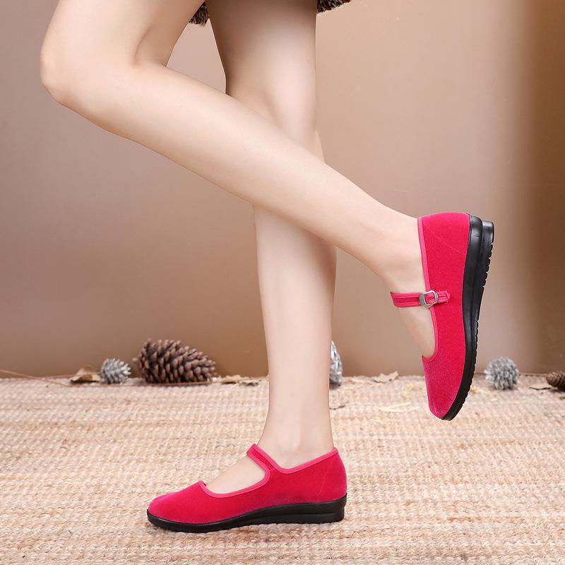 Lightweight Hotel Work Women's Shoes Casual Shoes Square Dancing Shoes Daily Shoes Flat Shoes