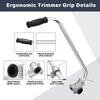 Ergonomic Lawn Trimmer Handle Grip with Bracket Clamp String Trimmers Weed Eater Handle Extension for Comfortable Lawn Care