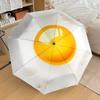 1PC Fried Egg Automatic Open/Close Umbrella with Windproof, 8-Rib Sturdy Canopy, Durable Ribs, Fashionable Design1283A