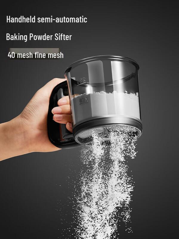 Zhaoran Semi-Automatic Double-Layer Flour Sifter