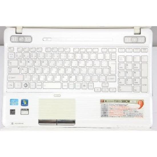 Used Toshiba dynabook T551/58CW PT55158CBFW Laptop, Intel Core i7-2630QM Processor, 8GB RAM, 750GB HDD, Blu-ray Drive, 15.6-inch HD