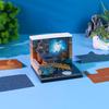 Zeitstück Kalender 2027 Schreibtischkalender Mit LED-Licht 3D Abreißkalender Papier Schnitzkunst Notizblock Notizbuch Geschenk Heimdekoration