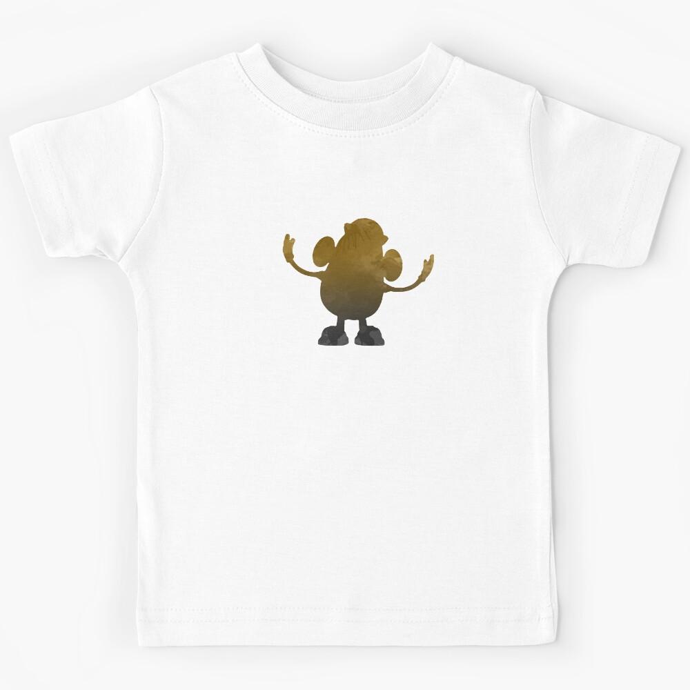 Potato Inspired Silhouette Kids T-Shirt 110