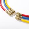 Car AC Refrigerant Charging Hoses and Gauge Set