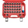 31Pcs Security Master Locking Wheel Nut Key Anti-theft Screw Socket Wrench Tool Kit Replacement for Mercedes Benz