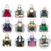 Personality Oktoberfest Apron Funny German Beer Aprons Kitchen Cooking Apron for Men Women Friends Costume BBQ Party
