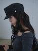 Olinkeompeulliteu Knotted Rope Marine Cap (Black)