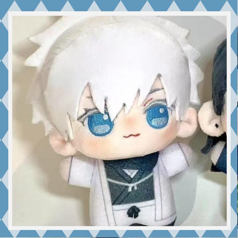 Jujutsu Kaisen Gojo Satoru Suguru Geto Plush Doll Set 10cm Cute Anime Stuffed Toy Fan Collection Birthday Gift Home Decoration