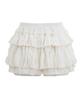 Plasma Sphere Bird Pleated Tiered Shorts Skirt_ 2 Colors