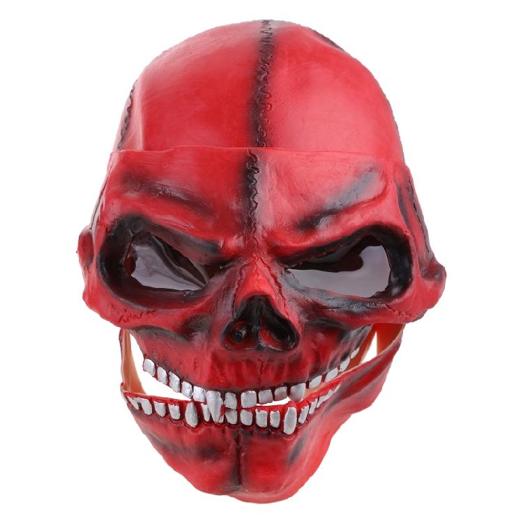 Washable Skull Skeleton Visor Adjustable Motorcycle Helmet Skull Mask Prank Prop