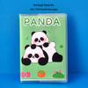Creative Panda Silicone Notebook: Student Mini Cartoon Portable Diary Planner