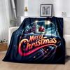 Merry Christmas Santa Claus Blankets are suitable for living rooms, bedrooms, camping, and other places, making them an ideal choice for gifts.