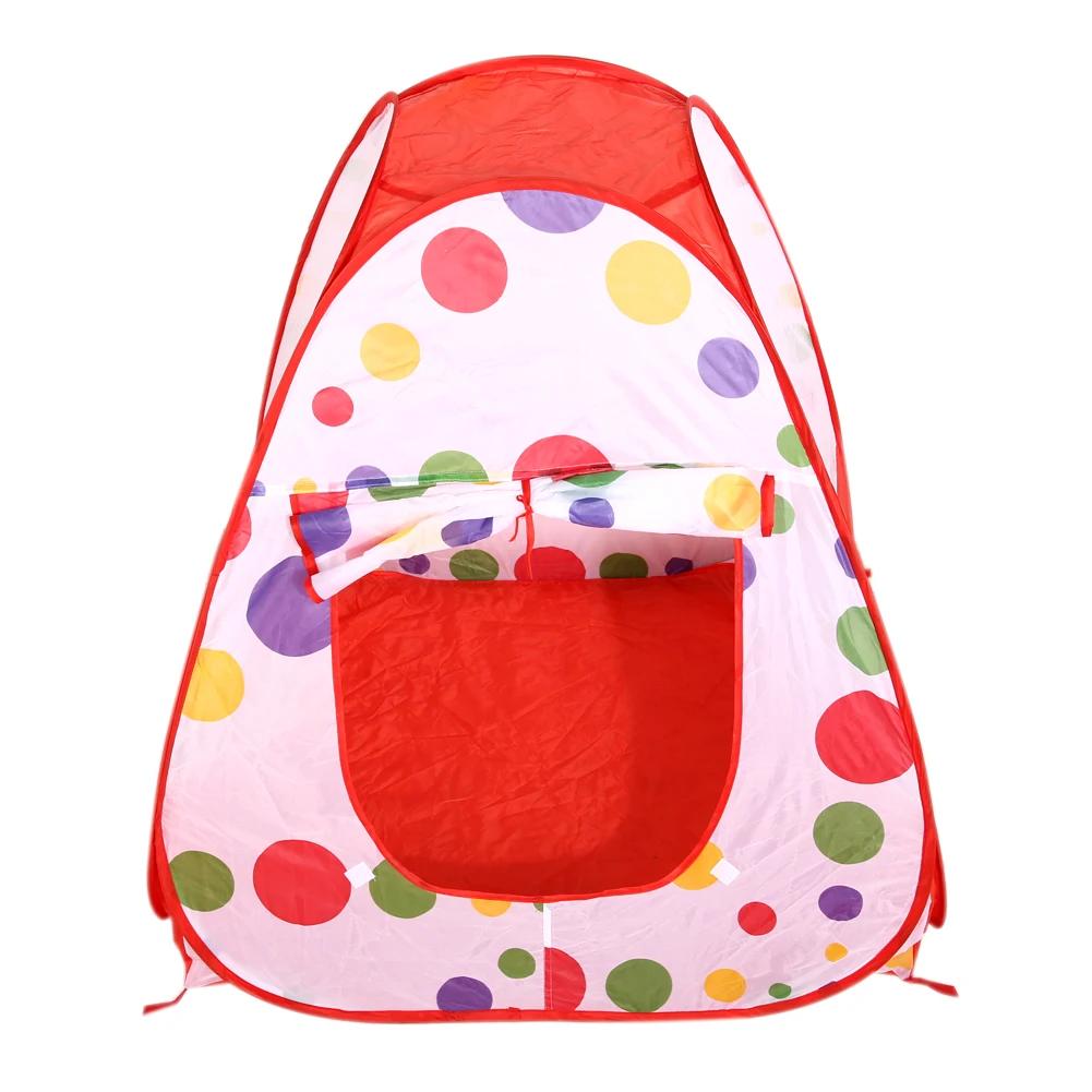 Baby Foldable Play Tent Toys With Ocean Ball Pool For Kids Toddler Play Tent Playpen Outdoor Indoor Play House Boy Girl Gifts no ocean ball