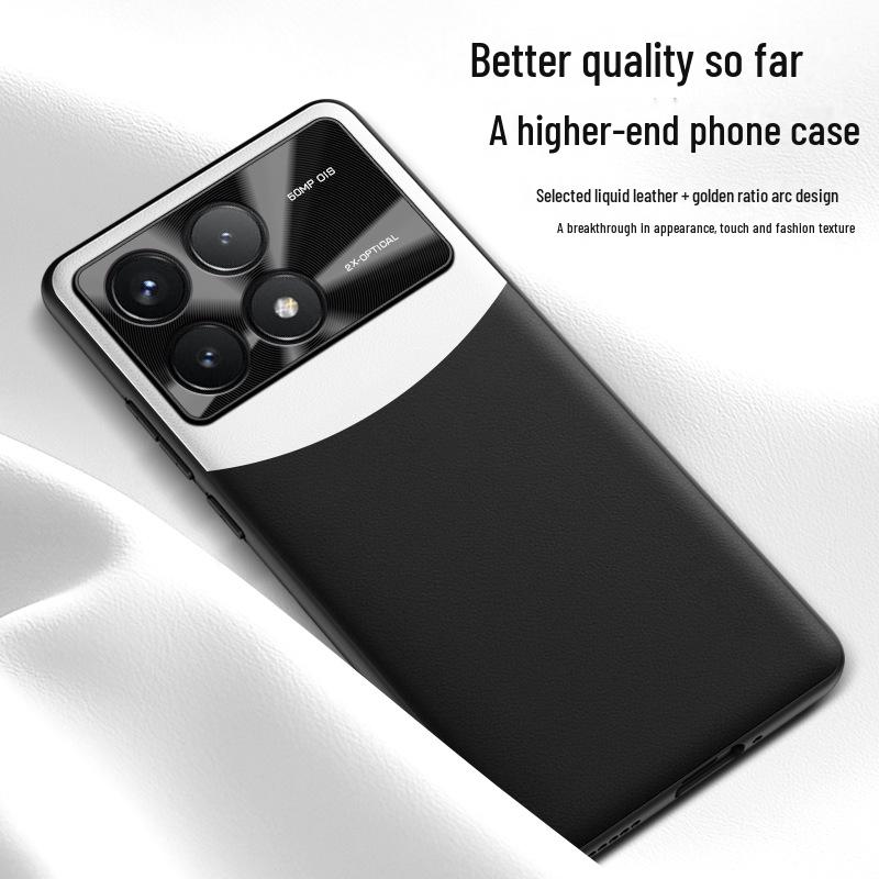 Redmi K70 Liquid Leather Case: Protective cover prevents falls and stains, fits perfectly. One piece available for shipping.