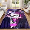Akaza Demon Slayer Carpet Door Mat for Living Room or Bedroom Protective Mat Under Chair Office Decoration Christmas Gift Birthday Present