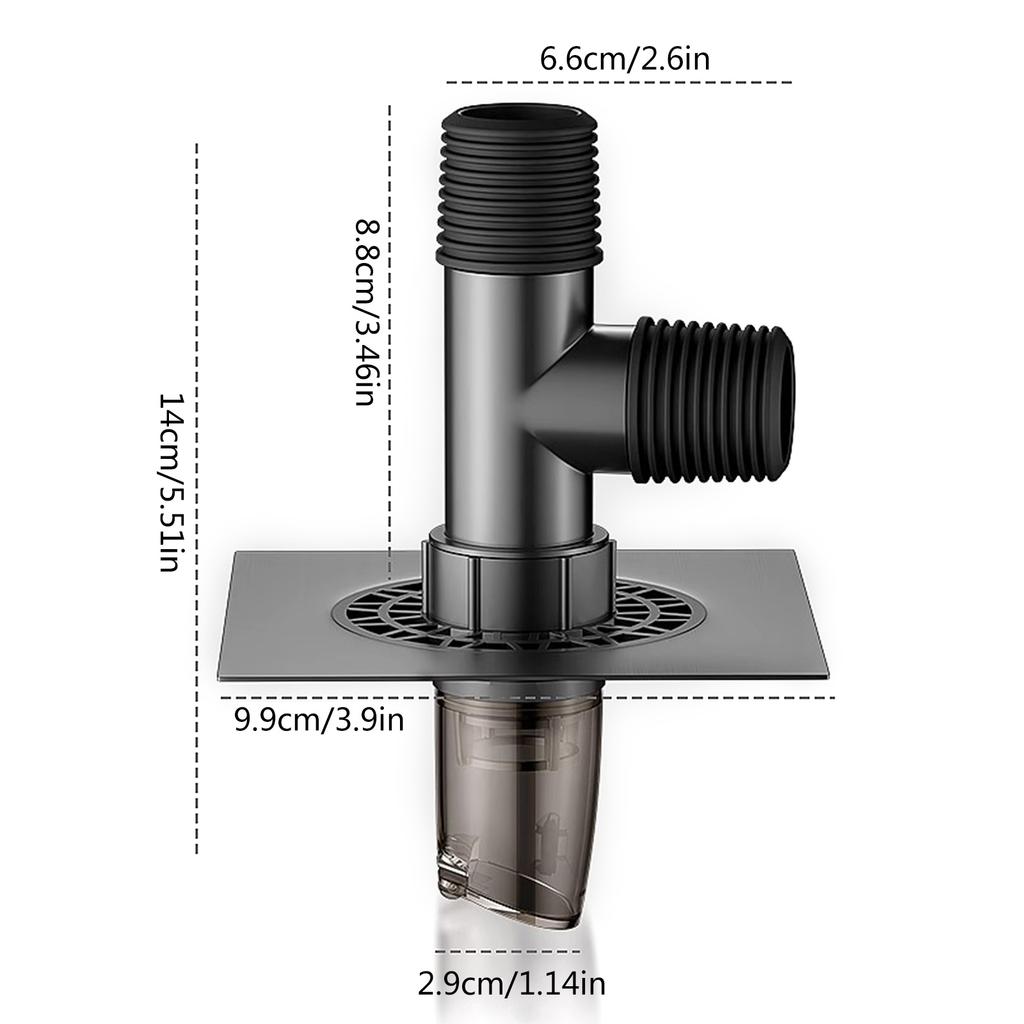 Waschmaschinen Bodenablauf Adapter Rohranschluss Abwasserbogen Rohranschluss Ablauf Deodorant Dichtungsadapter Langlebig