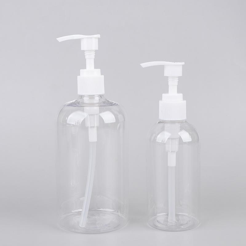 200-500ml Portable Empty Pump Dispenser Bottles Cylinder Shampoo Lotion Durable Refillable Containers For Liquid Soap