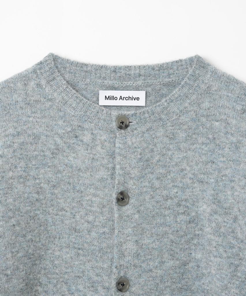 Millo Archive Crop Move Cardigan [Blue Gray] (Type A)