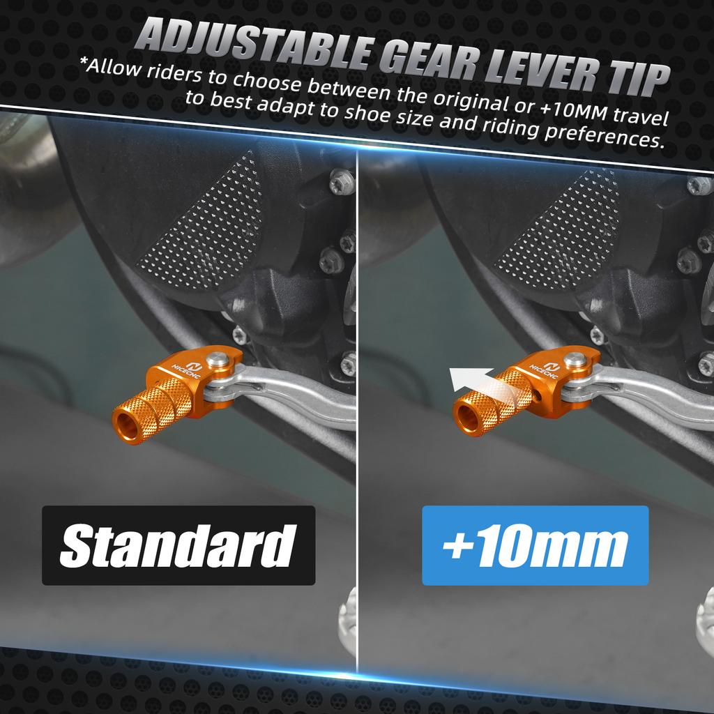 Brake Pedal Plate Shift Lever Tip For KTM EXC 300 EXCF 350 SX 125 SXF 250 SXF 450 XC XCF XCW 500 XCW-F TPi SIX DAYS 2017-2024