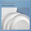 temeiju Sugarcane Pulp Disposable Round Plate