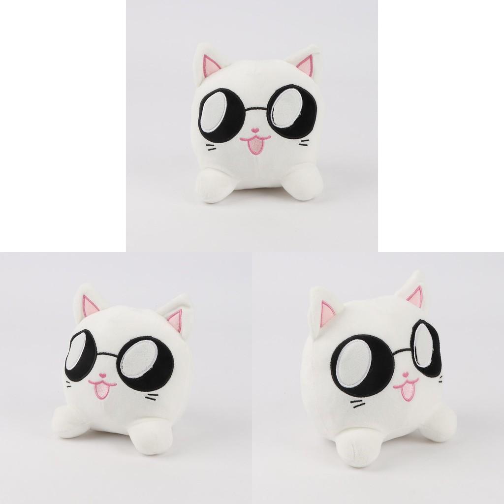 Kaisen Black Jujutsu White Cat Plush Toy Anime Stuffed Doll Decoration Gift