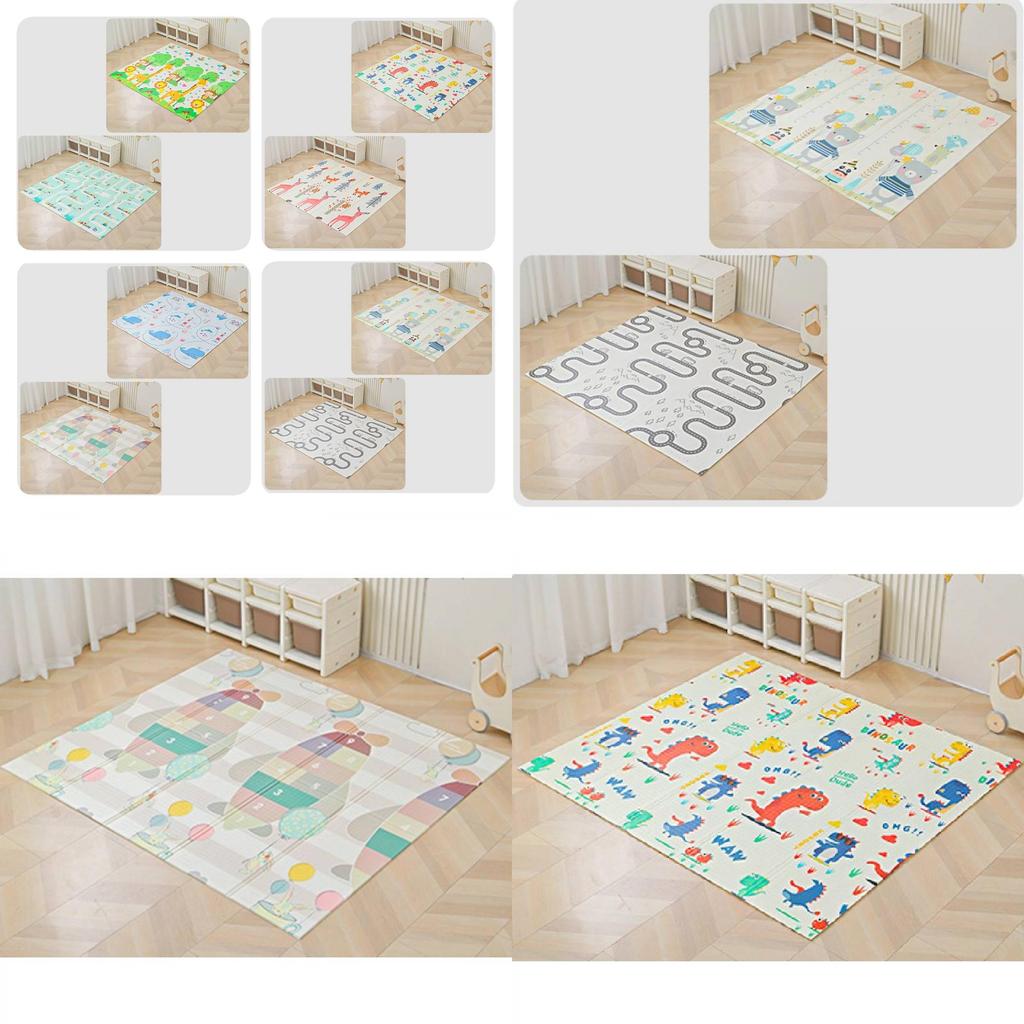 Extra Thick Baby Crawling Mat Xpe Foldable Foam Carpet With Cartoon Patterns