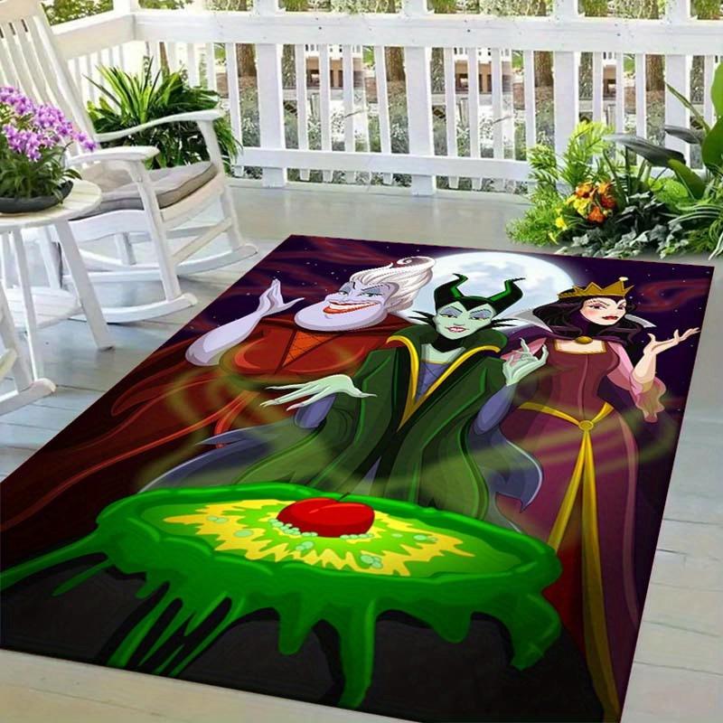 

1pc Villains Pattern Area Rug Soft Flannel Floor Mat for Living Room, Bedroom, Kitchen, Sofa Coffee Table Floor Mat, Machine Washable 60cm by 90cm