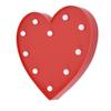 Heart Shaped Night Light 10 LEDs Cute Battery Powered Warm Light Kids LED Love Shaped Lamp with Hook Hole for Kid S Room