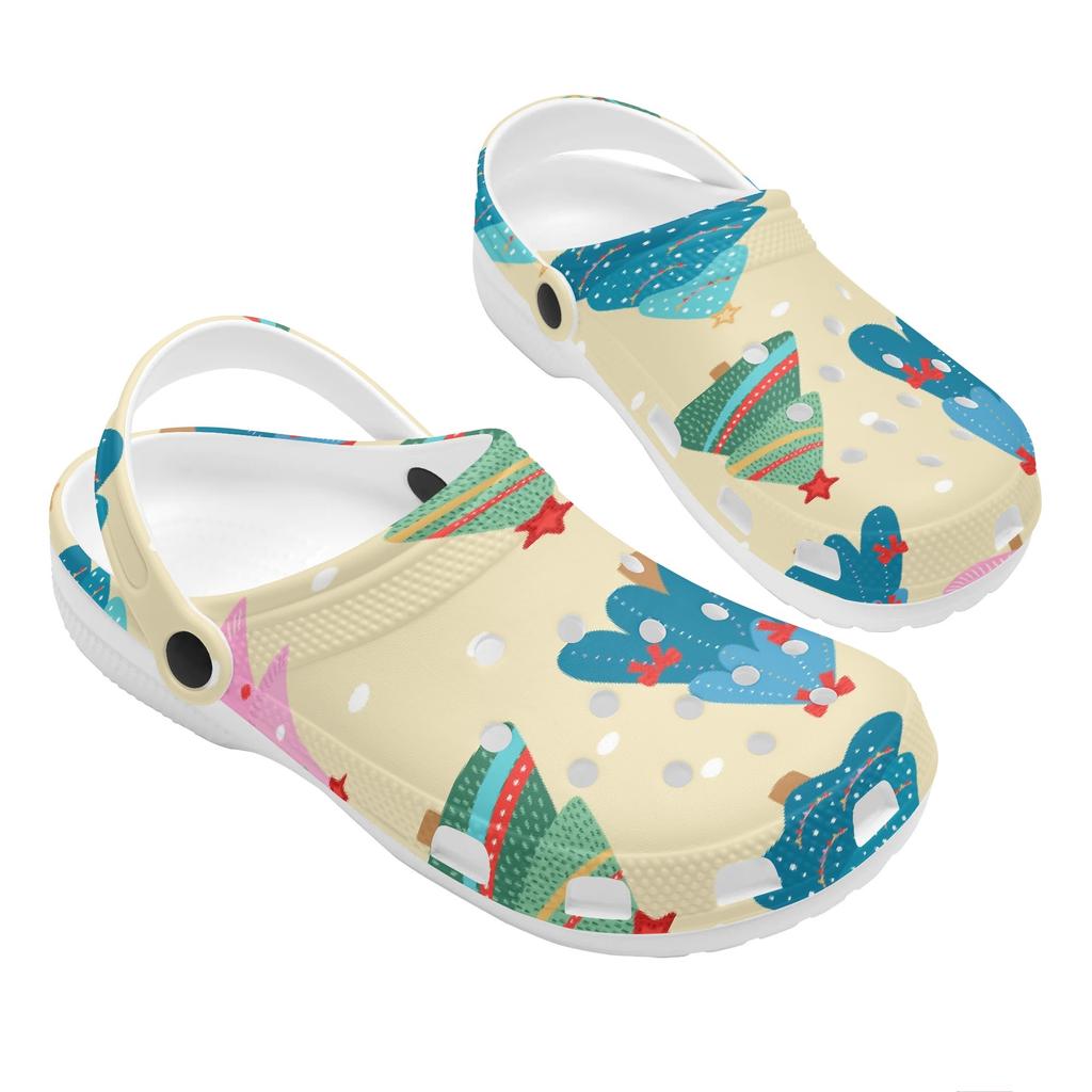Fashion Printed EVA Travel Clogs Unisex Flexible Soft Slip On Travel Use Beach Garden Daily Walking Walking Shoes Pool Shower Use