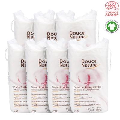 Dusnatur Organic Oval Cotton Pads 50 Sheets X 7 Packs (organic Cotton Pads)